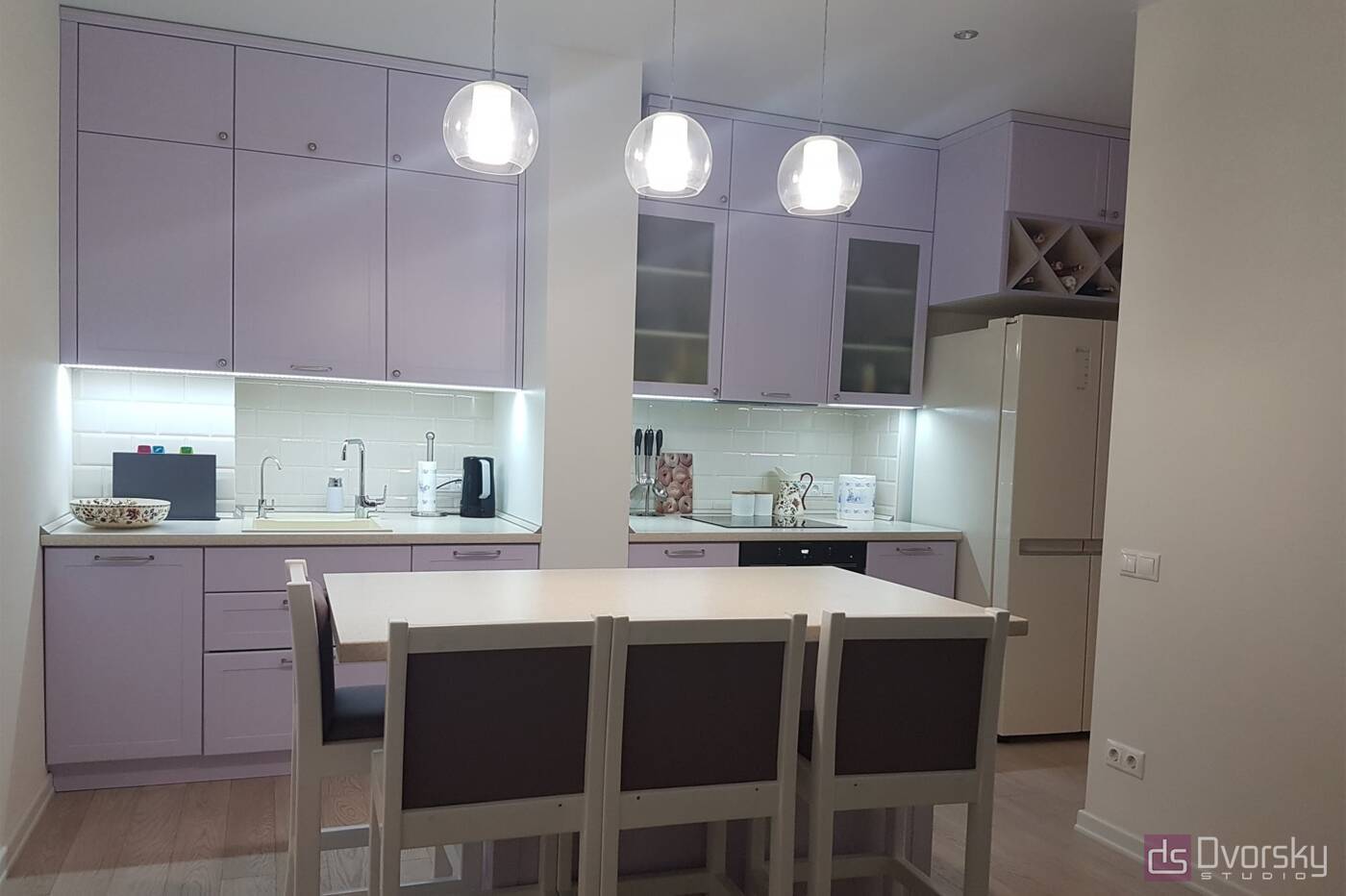 Островные кухни Кухня с глубокими модулями - Фото № 1