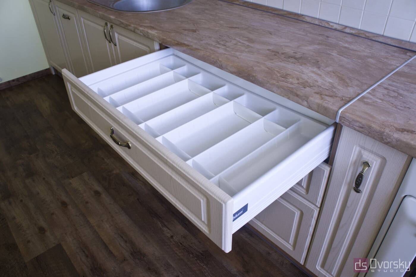 Прямые кухни Кухня в стиле Прованс - Фото № 4