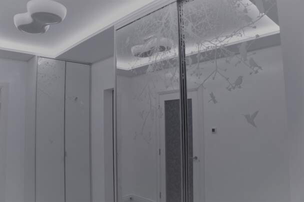 Шафа купе в передпокій